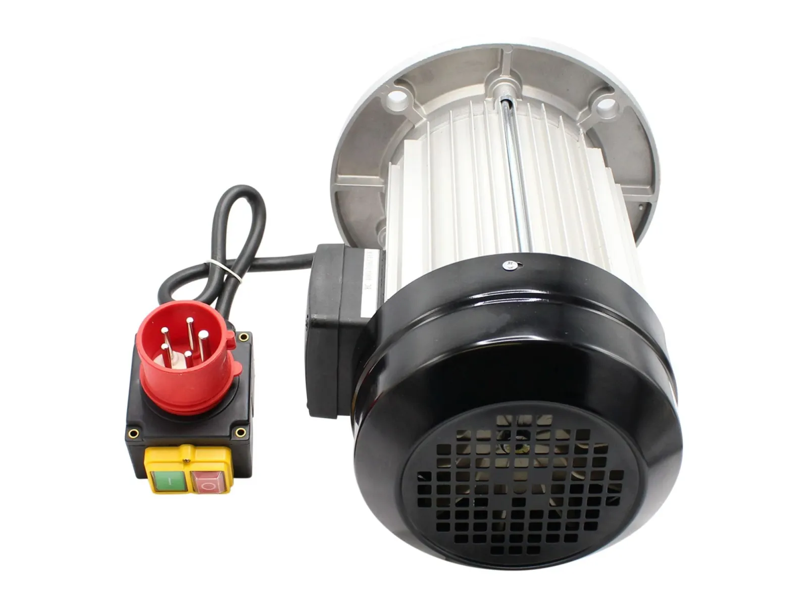 Elektromotor für Holzspalter mit Flansch, Schalter und 400-V-CEE-Stecker Elektromotor für Holzspalter mit Flansch, Schalter und 400-V-CEE-Stecker